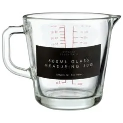 B&M Glass Measuring Jug 500ml