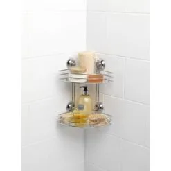 B&M Two Tier Corner Suction Caddy