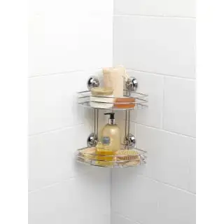 B&M Two Tier Corner Suction Caddy 1 B&M Two Tier Corner Suction Caddy