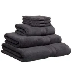 B&M Signature Zero Twist Bath Sheet - Charcoal 6 B&M Signature Zero Twist Bath Sheet - Charcoal -ComfyZone Shop 317249 317250 319251 319252 Signature Zero Twist charcoal towels