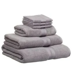 B&M Signature Zero Twist Face Cloth 3pk - Grey -ComfyZone Shop 3172653 317254 317255 317256 Signature Zero Twist grey towels 3