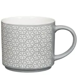 B&M Jumbo Embossed Stacking Mugs 4pk -ComfyZone Shop 329369 Jumbo Embossed Stacking Mugs Set of 4 3