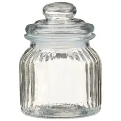 B&M Decorative Glass Storage Jar