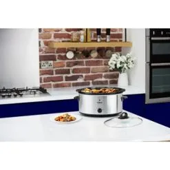 Tower 3.5L Slow Cooker - Stainless Steel -ComfyZone Shop 338842 tower 6.5l slow cooker copper