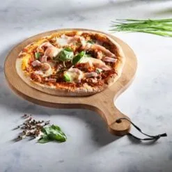 B&M Wooden Pizza Board -ComfyZone Shop 346842 wooden chop and serve board