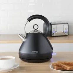 Goodmans Pyramid Kettle 1.5L - Matt Black -ComfyZone Shop 354912 goodmans pyramid kettle black