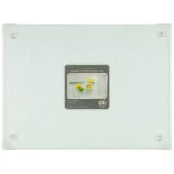 B&M Clear Glass Chopping Board