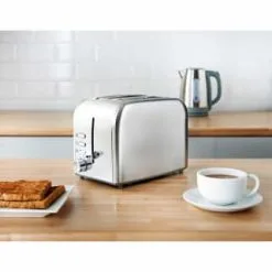 Goodmans 2 Slice Stainless Steel Toaster - Silver