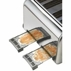 Goodmans 4 Slice Stainless Steel Toaster - Silver -ComfyZone Shop 359434 goodmans 4 slice wide slot stainless steel toaster silver 3