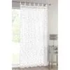 Home & Co Popsicle Tab Top Voile 55 X 90" - White Stars