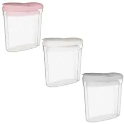 B&M Cereal Storage Container Set 2pk - Grey -ComfyZone Shop 368613 368614 368615 cereal storage set 2 pk main