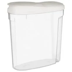 B&M Cereal Storage Container Set 2pk - White -ComfyZone Shop 368613 cereal storage set 2 pk white 3