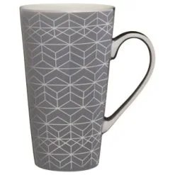 B&M Art Deco Latte Mug - Geo