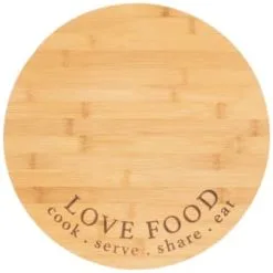 B&M Lazy Susan Rotating Bamboo Serve Board -ComfyZone Shop 369141 lazy susan rotating bamboo serve board 3