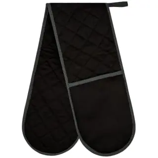 B&M Double Oven Glove - Black 1 B&M Double Oven Glove - Black