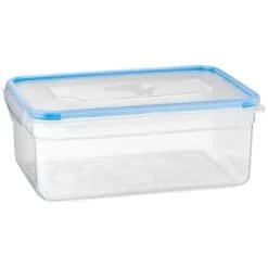 B&M Clip Top Food Containers 4pk - Blue -ComfyZone Shop 369681 4pk clip top food containers blue 2