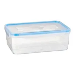 B&M Clip Top Food Containers 4pk - Blue -ComfyZone Shop 369681 4pk clip top food containers blue 3