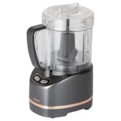 Tower Compact Food Processor 400ml - Grey & Rose Gold