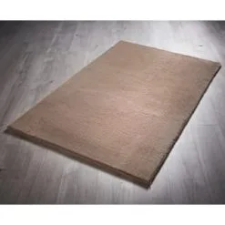 B&M Aspen Faux Fur Rug 100 X 150cm - Mink