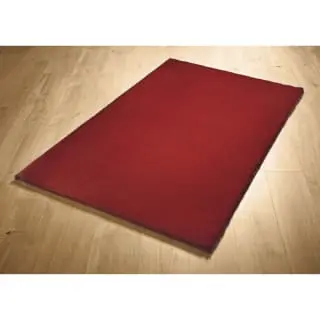 B&M Aspen Faux Fur Rug 60 X 110cm - Deep Red 1 B&M Aspen Faux Fur Rug 60 X 110cm - Deep Red