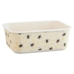 B&M Rectangular Tubs 2pk - Bees -ComfyZone Shop 375968 2pk reuse and repurpose rectangle tubs bee 2