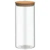 Simply Everyday Glass Cannister With Airtight Bamboo Lid - Large