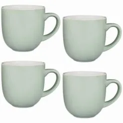 Simply Everyday Gloss Mugs 4pk - Sage