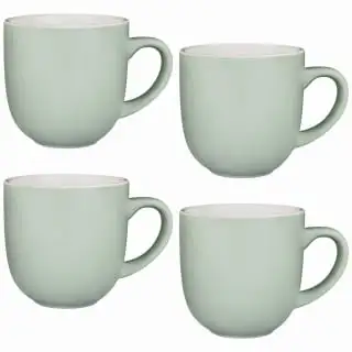 Simply Everyday Gloss Mugs 4pk - Sage 1 Simply Everyday Gloss Mugs 4pk - Sage