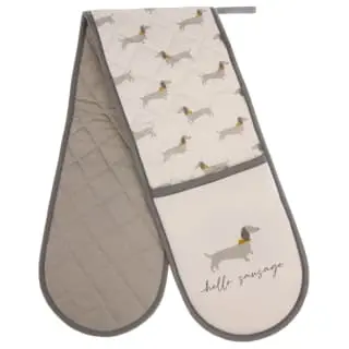 B&M Sausage Dog Double Oven Glove 1 B&M Sausage Dog Double Oven Glove