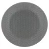 B&M Grey Embossed Dinner Plate 10.5"