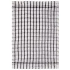 B&M Check Tea Towels - Black 3pk -ComfyZone Shop 380307 3pk check tea towels black 3