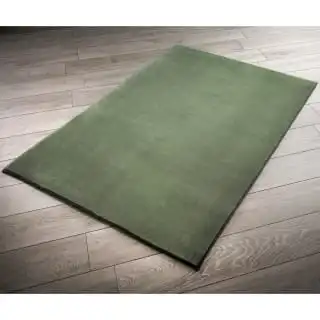 B&M Micro Plush Rug 110 X 160cm - Sage 1 B&M Micro Plush Rug 110 X 160cm - Sage