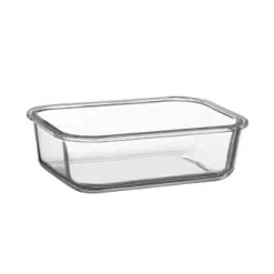 B&M Green Glass Food Container - Medium -ComfyZone Shop 380663 glass food container green medium