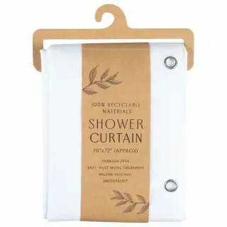 B&M Recyclable Shower Curtain 1 B&M Recyclable Shower Curtain