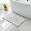 Retreat Knitted Bath Mat 50 X 80cm - White