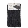 Retreat Knitted Bath Mat 50 X 80cm - Charcoal