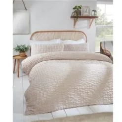 B&M Lara King Duvet Set - Cream