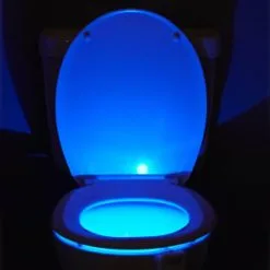 B&M Multicoloured Toilet Night Light -ComfyZone Shop 383097 toilet night light 2
