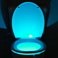 B&M Multicoloured Toilet Night Light -ComfyZone Shop 383097 toilet night light 8