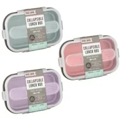 B&M Collapsible Lunch Box - Sage -ComfyZone Shop 383522 collapsible lunch box group