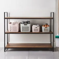 B&M Medium Triangle Cut Out Plastic Storage Basket - Blush 5 B&M Medium Triangle Cut Out Plastic Storage Basket - Blush -ComfyZone Shop 384219 384220 medium triangle cut out storage box