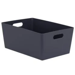 Home Essentials Soho Storage Tub 15 X 35 X 26cm - Graphite