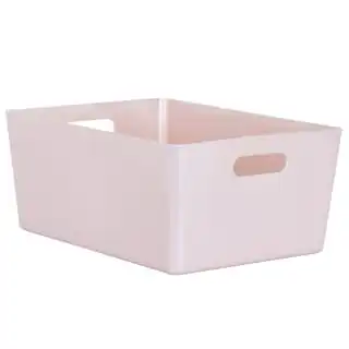 Home Essentials Soho Storage Tub 15 X 35 X 26cm - Pink 1 Home Essentials Soho Storage Tub 15 X 35 X 26cm - Pink