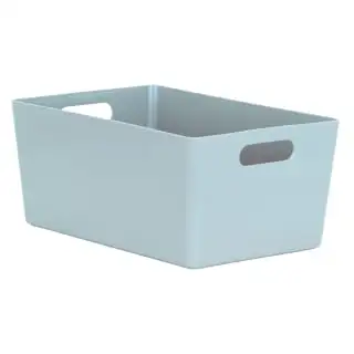Home Essentials Soho Storage Tub 11 X 25.5 X 17cm - Sage 1 Home Essentials Soho Storage Tub 11 X 25.5 X 17cm - Sage