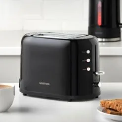 Goodmans Plastic 2 Slice Toaster - Black -ComfyZone Shop 386701 goodmans plastic 2 slice toaster black 3