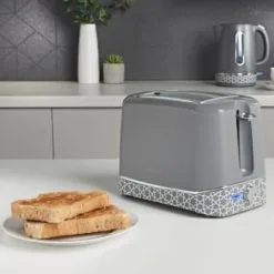 Goodmans Grey Geo 2 Slice Toaster -ComfyZone Shop 386706 goodmans geo 2 slice toaster grey