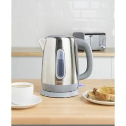 Goodmans Brushed Kettle 1.7L -ComfyZone Shop 386963 goodmans brushed kettle 1 7l 3