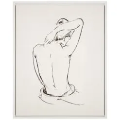 B&M Lady Figurine Canvas Print - Arm
