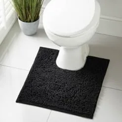 B&M Signature Noodle Pedestal Mat - Black