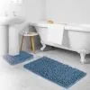 B&M Noodle Bath Mat Set - Blue